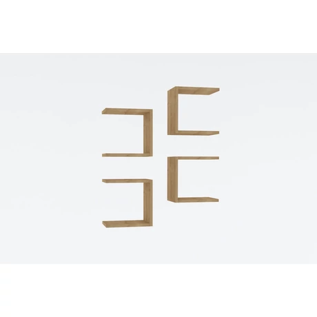 Fali polc Base - Sapphire Oak