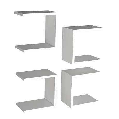 Fali polc Base - White