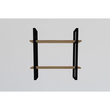 Fali polc Buba - Sapphire Oak, Black