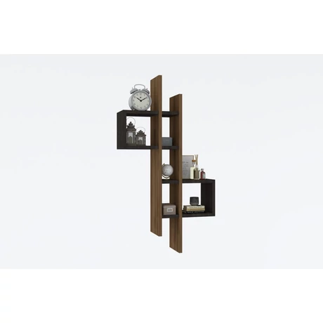 Fali polc Emse - Oak, Anthracite