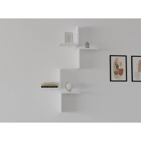 Fali polc Face - White