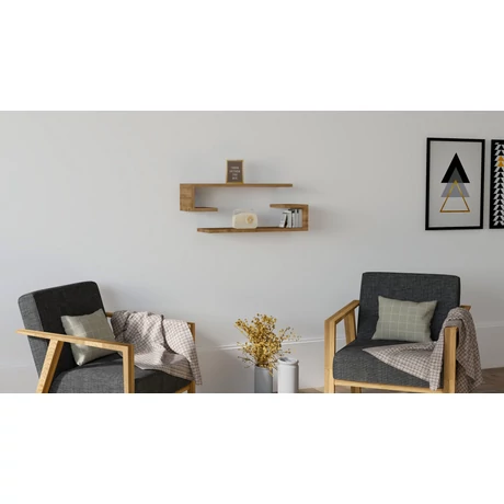 Fali polc Eldo - Walnut