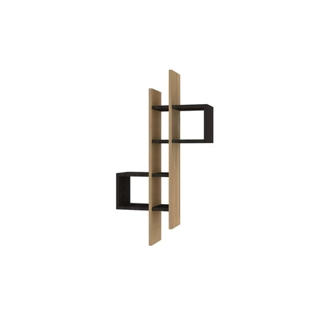 Fali polc Emse - Sapphire Oak, Anthracite