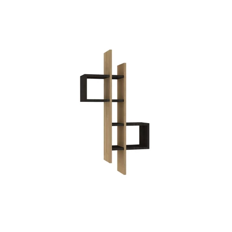 Fali polc Emse - Sapphire Oak, Anthracite