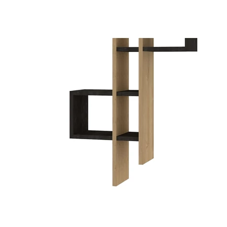 Fali polc Emse - Sapphire Oak, Anthracite