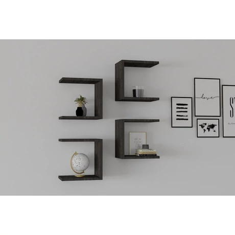 Fali polc Base - Anthracite