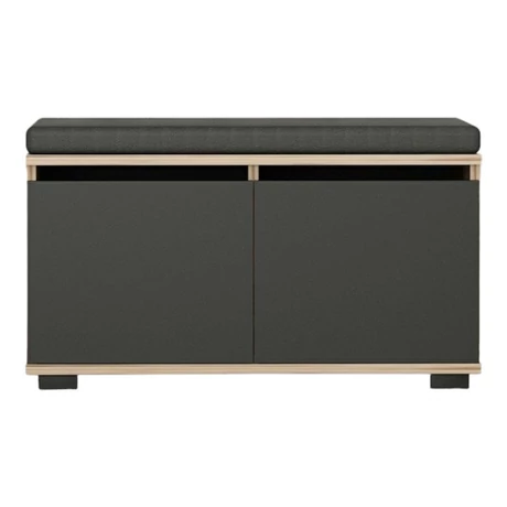 Cipőtároló Drago - Walnut, Black