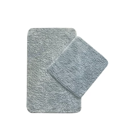Fürdőszobaszőnyeg Szett (2 db) Cotton Basic - Szürke