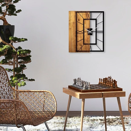 Fali Dekoráció Decorative Wooden Wall Clock, Wooden Clock 37