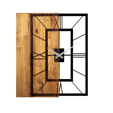 Fali Dekoráció Decorative Wooden Wall Clock, Wooden Clock 37