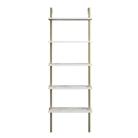 könyvespolc Piante - White, Gold