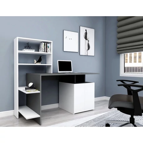 Íróasztal Melis - White, Anthracite
