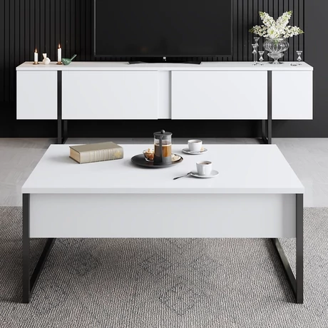 Dohányzóasztal Luxe - White, Black