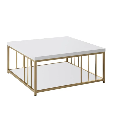 Dohányzóasztal Zenn - White, Gold