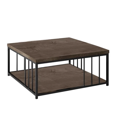 Dohányzóasztal Zenn - Walnut, Black