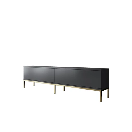 TV szekrény Lord - Anthracite, Gold