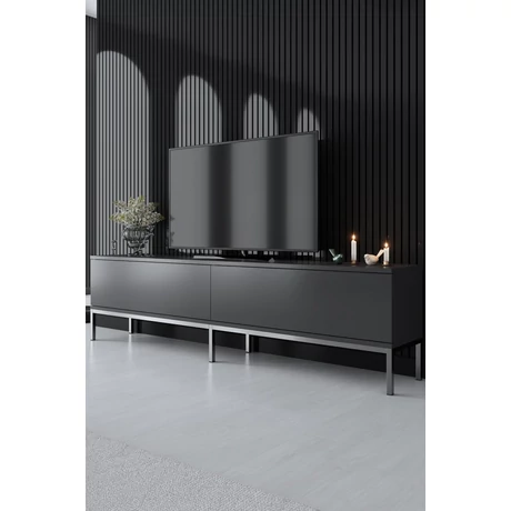 TV szekrény Lord - Anthracite, Silver