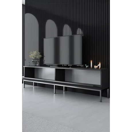 TV szekrény Lord - Anthracite, Silver