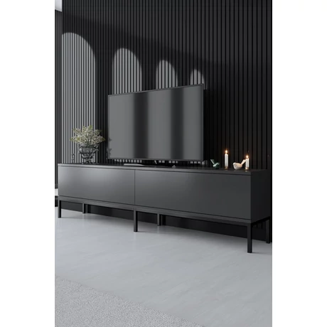 TV szekrény Lord - Anthracite, Black