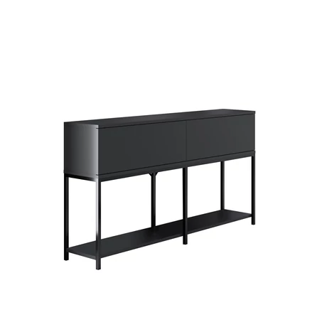 Konzolasztal Lord - Anthracite, Black