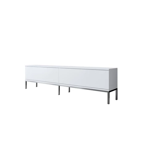 TV szekrény Lord - White, Silver