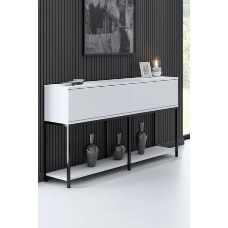 Konzolasztal Lord - Black, White