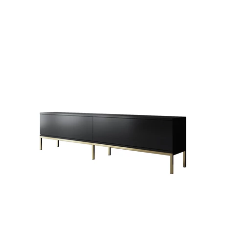 TV szekrény Lord - Black, Gold