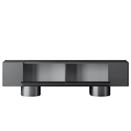 TV szekrény Bohem - Anthracite, Silver