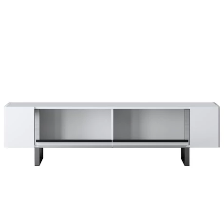 TV szekrény Yildiz - White, Silver