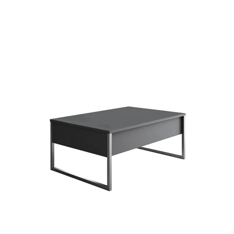 Dohányzóasztal Luxe - Anthracite, Silver