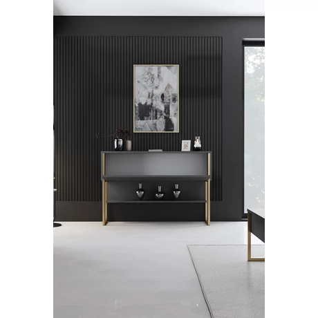 Komód Luxe - Gold, Anthracite