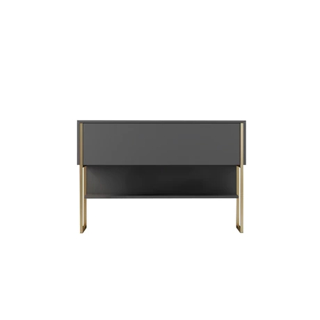 Komód Luxe - Gold, Anthracite