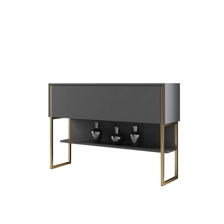 Komód Luxe - Gold, Anthracite