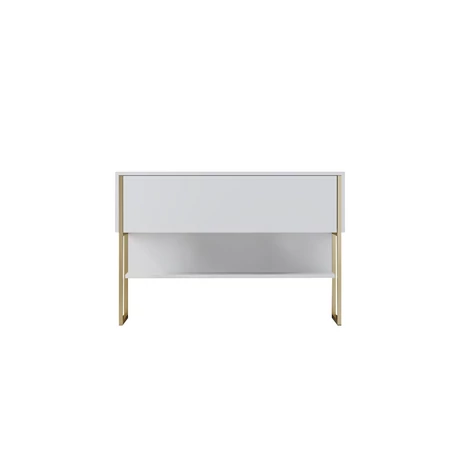 Komód Luxe - Gold, White