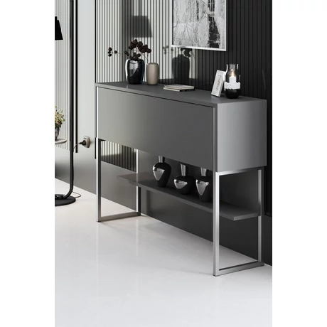 Komód Luxe - Silver, Anthracite