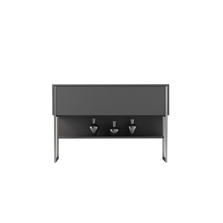 Komód Luxe - Silver, Anthracite