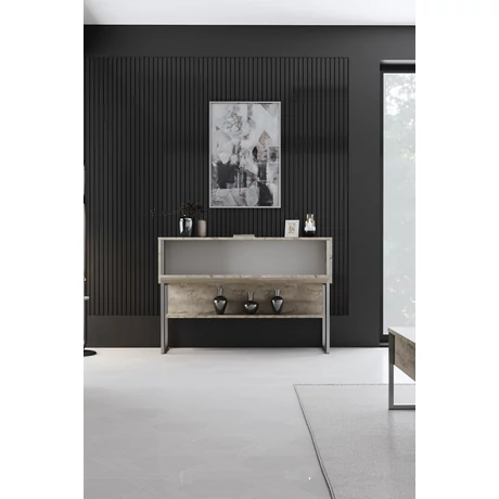 Komód Luxe - Travertine, Silver