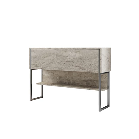 Komód Luxe - Travertine, Silver