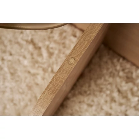 Dohányzóasztal Aeris - Sapphire Oak, Transparent