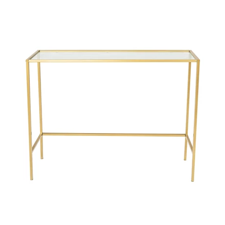 Konzolasztal Canvas - Gold