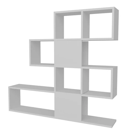 könyvespolc Karlin - White