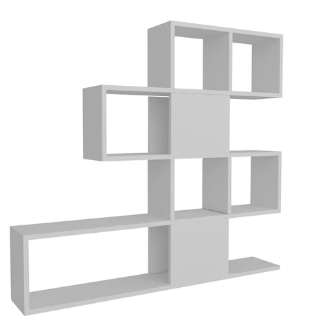 könyvespolc Karlin - White
