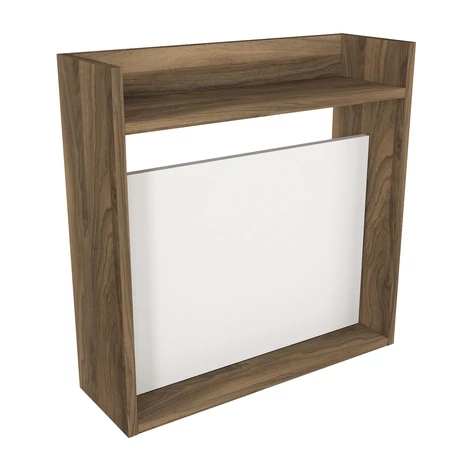 Íróasztal Laptop - White, Walnut