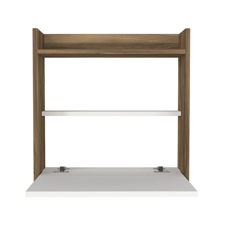 Íróasztal Laptop - White, Walnut