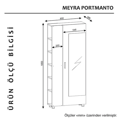 Előszobafal Meyra - Walnut