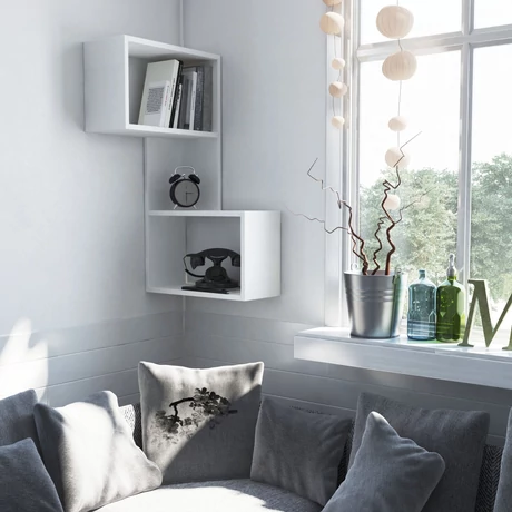 Fali polc Part - White