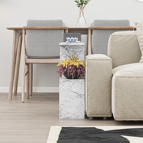 Dohányzóasztal Homemania - Carrara Marble