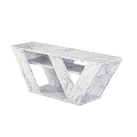TV szekrény Pipralla - Carrara Marble