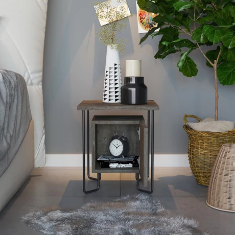 Éjjeliszekrény Acres Nightstand - Dark Coffee