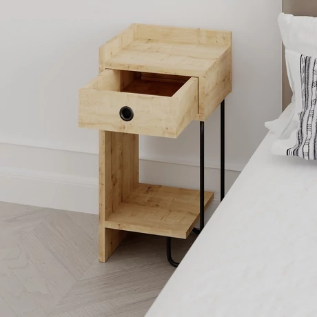 Éjjeliszekrény Sirius Left - Oak v2